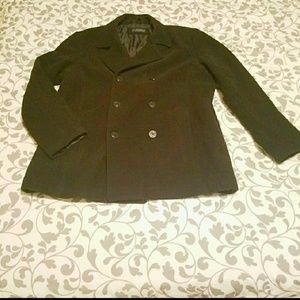 *Wilson's Leather Double breasted Peacoat